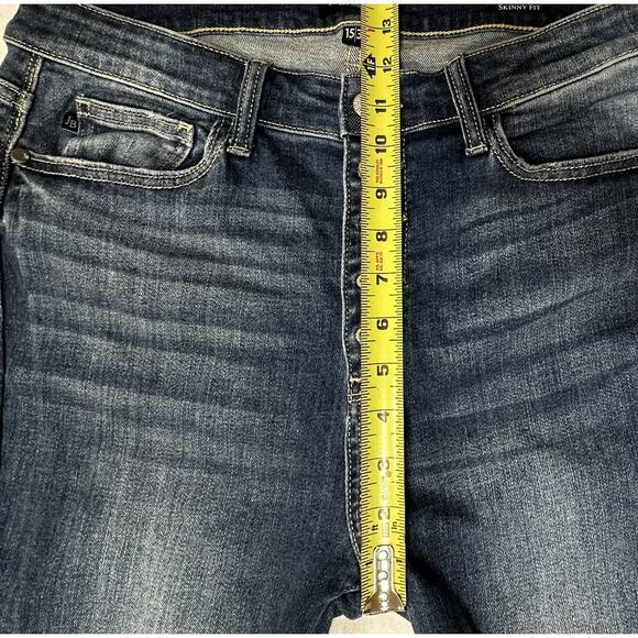 Judy Blue Penelope High Rise Button Fly Blue Stretch Denim Jeans 15/32 (29.5) - Picture 5 of 10